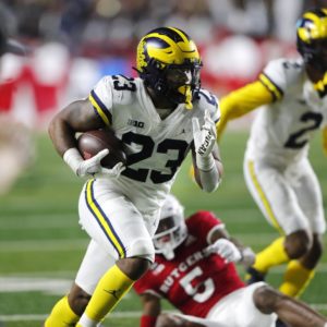 Michael Barrett Remarkable Performance In The 3rd Quarter For The Michigan Wolverines 🏈 Team Against The Rutgers Scarlet Knights In Piscataway, New Jersey…