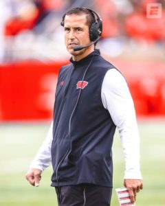 Luke Fickell Now The Head Coach For The Wisconsin Badgers 🏈 Team At Camp Randall Stadium In Madison….