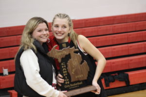 Ally Got To See Her Sister Grace Guibord Get A Division 3 Regional Championship Title For The Sandusky Wolves Girls Basketball Team…..