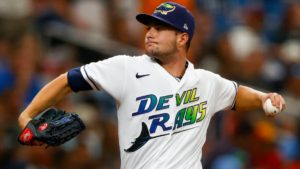 Shane McClanahan Solid On Opening Day For The Tampa Bay Rays Baseball Team…….