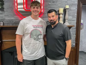Head Coach Ryan Day Has Been Busy Recruiting Offensive Lineman For The Ohio State Buckeyes Football Team In The Class Of 2024……….