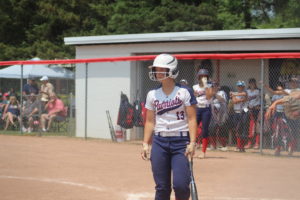Jenna Gremel Was The Spark Plug In The Division 4 State Championship Game For The USA Patriots Softball Team…….