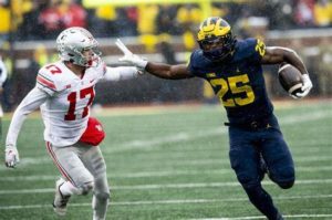 Hassan Haskins Record Setting Day Against The Ohio State Buckeyes At The Big House In Ann Arbor……