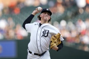Reese Olson Solid Against The Minnesota Twins At Comerica Park In Detroit…..