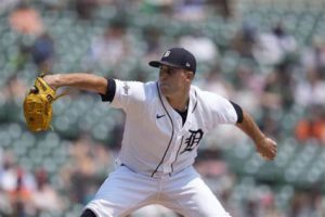 Matthew Boyd Solid On The Mound Against The Kansas City Royals At Comerica Park In Detroit……