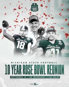 2013 Michigan State Spartans 🏈 Team B1G Conference & 100th🌹 Bowl Champions…..