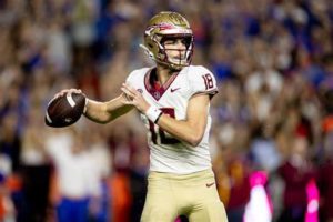 Tate Rodemaker Did Excellent Work In The Last 2 Games For The Florida State Seminoles Football Team In Tallahassee……