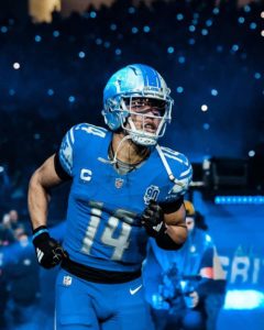 Amon-Ra St. Brown Standout WR For The Detroit Lions 🏈 Team….