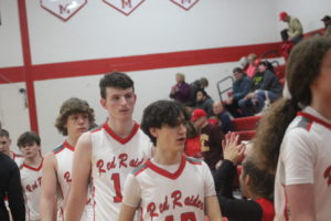 Marlette Red Raiders Boys Basketball Team Got Another Win Without There Head Coach Against The Ubly Bearcats At Red Raider Pavilion…..