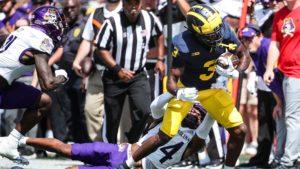 Head Coach Sherrone Moore See The Potential Of WR Fredrick Moore For The Michigan Wolverines Football Team……
