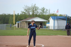 Katie Shuboy Threw No Hitter For The Richmond Blue Devils Softball Team…….