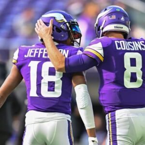 Justin Jefferson Liked Kirk Cousins A Lot For The Minnesota Vikings 🏈 Team In Minneapolis.