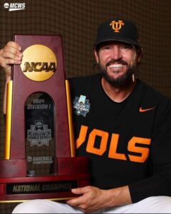 Tony Vitello Got A 5-Year Extension To Stay As Tennessee Volunteers ⚾ Team In Knoxville…..