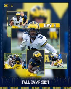 2024 Michigan Wolverines Football Team Fall Camp In Ann Arbor……..