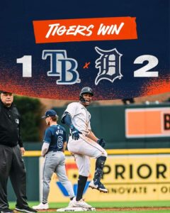 Tarik Skubal & Wenceel Perez Carried The Detroit Tigers ⚾ Team To A Victory Over The Tampa Bay Rays At Comerica Park In Detroit…