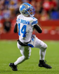 Amon-Ra St. Brown Stud WR For The Detroit Lions 🏈 Team…..