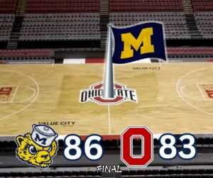 Michigan Gets An Victory Over Ohio State At Value City Arena In Columbus……