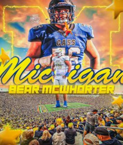 Bear McWhorter Verbally Committed To The Michigan Wolverines 🏈 Team In The Class Of 2026…..