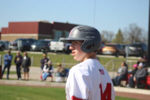 Caden Sommerfield Broke Drew Titsworth School Record With 13 Strikeouts Against The Bay City John Glenn Bobcats….