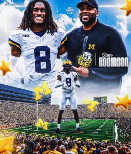 Zion Robinson Verbally Committed To The Michigan Wolverines 🏈 Team…