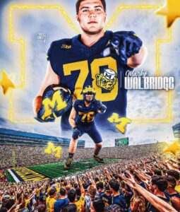 Marky Walbridge Verbally Committed To The Michigan Wolverines 🏈 Team…