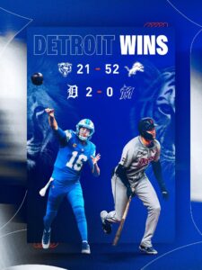 AJ Hinch & Dan Campbell Guide Them To Victories….