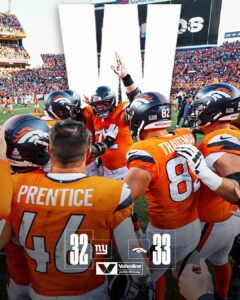 BO NIX GUIDED THE DENVER BRONCOS TO A COMEBACK WIN FOR THE AGES AT THE MILE HIGH CITY…..
