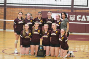 DECKERVILLE EAGLES VOLLEYBALL TEAM 2025 BIG THUMB CONFERENCE VOLLEYBALL CHAMPIONS…..