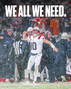 Drake Maye 4th QB In Franchise History To Them To The Super Bowl.