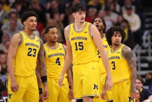 2026 Michigan Wolverines Basketball Team In The Final Four In Indianapolis…..