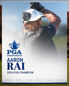Aaron Rai 2026 PGA Championship Winner.