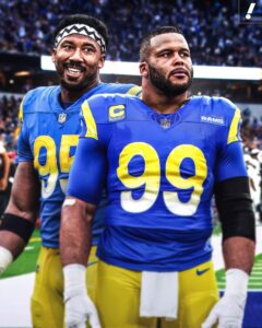 DT Aaron Donald Back With The Los Angeles Rams 🏈 Team.